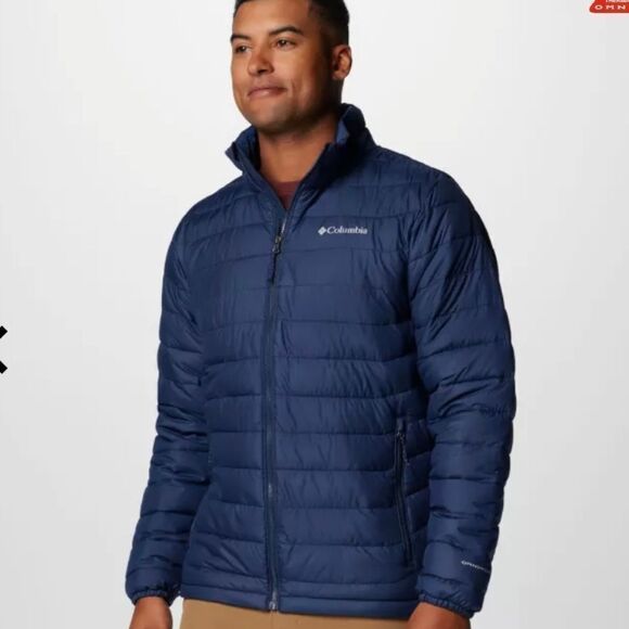 Columbia Men's Puffer 650 Down Fill Size Large collegiate Navy - Picture 1 of 16